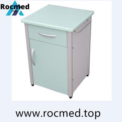 Hospital Bed Side Cabinet, Strong Plastic Hospital Locker with Wheels, Medical Use Storage Cabinet