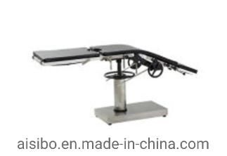 China Manufacturer Mechanically Operated Manual System Operating Table Ot for Various Surgical Operations