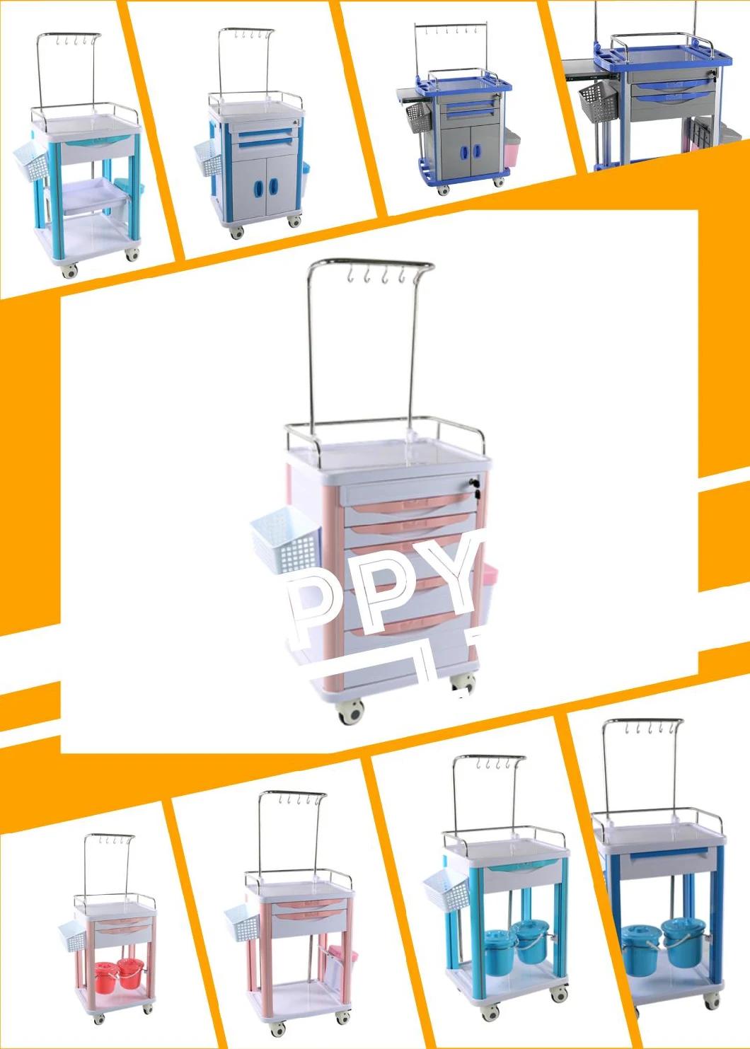 Modern Ss IV Pole Hospital Infusion / Transfuse Cart / Trolley