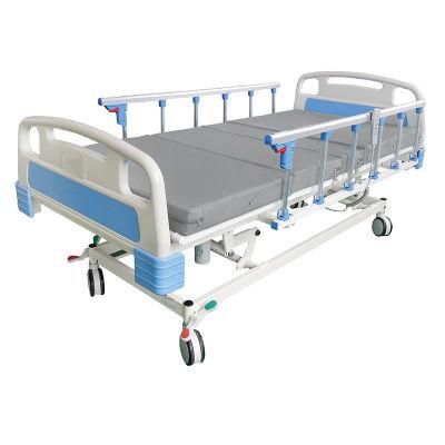 Wego Best Price Electrical Hospital Bed for Patient Bed Four Function aluminium Siderail