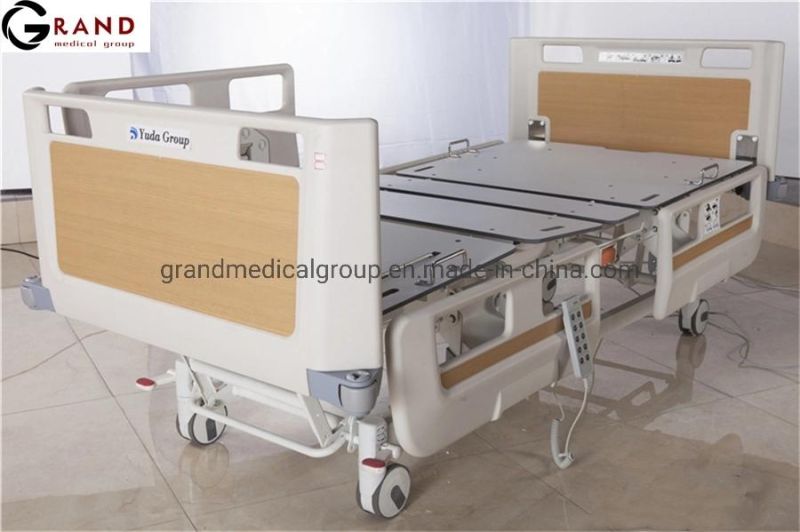 High Quality ICU Patient Electric 4 Functions Hospital Bed with X-ray Board