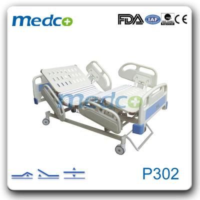 Height Adjustable Folding Electric Hospital Equipment Medical ICU Bed