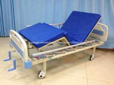 Medical Health Care Product Two Function Manual Hospital Bed for Home and Hospital