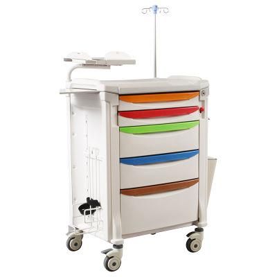 Sk-Et750 Multi-Purpose Hospital Drugs ABS Nursing Trolley