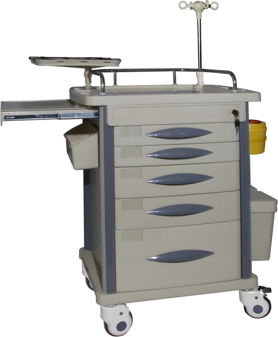 Mn-Ec013 750*475*930mm Muliti Function Medicine Trolley for Hospital