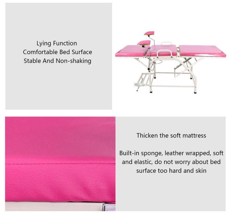 Obstetrics Gynecological Examination Table Bed for Operating Eb-01