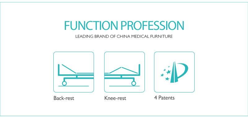 D2w6y Economic Functional 2 Crank Hospital Furniture Manual Bed Supplier