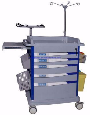 Rh-C180 Hospital ABS Emergency Trolley