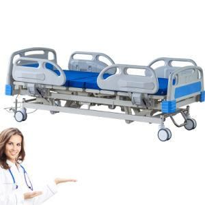 Factory Price Footrest Lifting Electric Medical Bed ICU Hospital Bed