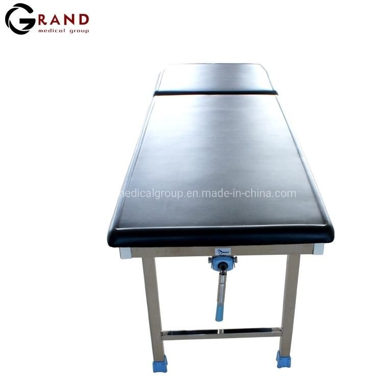 Stainless Steel Semi-Fowler Examination Bed Hospital Patient Medical Examination Bed Couch