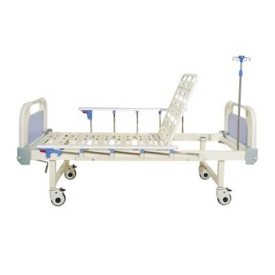 Wholesale Economic Hospital Furniture Medical Adjustable Manual 1 Crank Clinic Manual Patient Bed