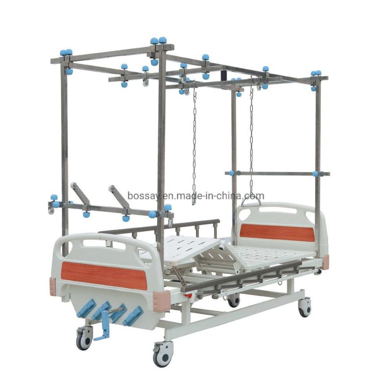 Orthopaedics Traction Bed Nursing Patient Bed Manual Hospital Bed