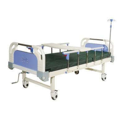 Hospital Bed ABS Plastic Manual Patient Bed