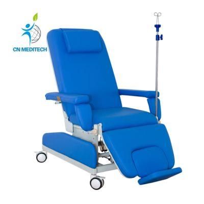 Hospital Medical Dialysis Chair Manual Reclining Transfusion Blood Donor Chair for Clinic