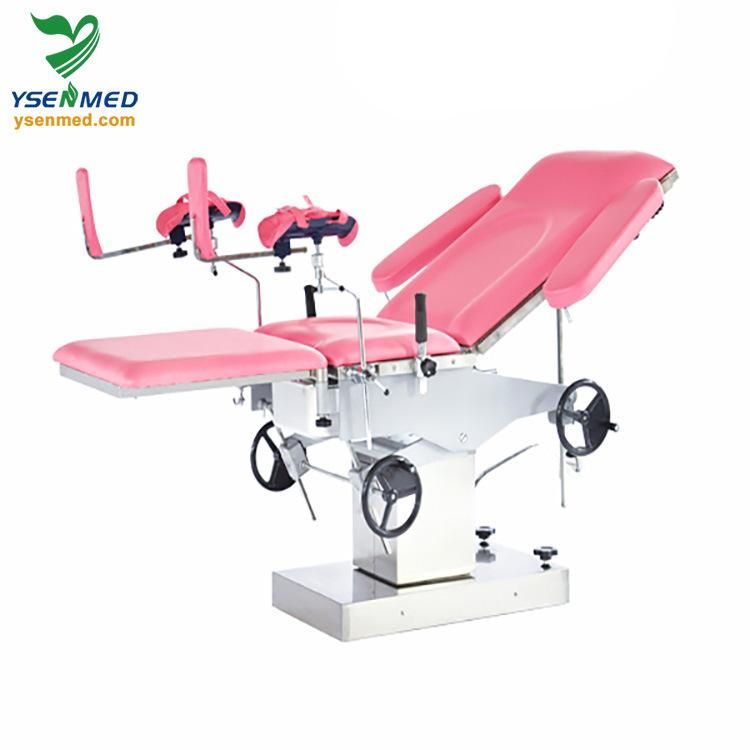 Ysot-2c Hospital Equipment Obs Table Manual Obstetric Delivery Table