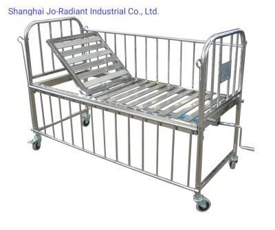 Good Quality Stainless Steel Hospital Simple Flat Children Care Bed/ Kid Bed