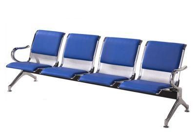 4 Seats PU Leather Waiting Chair Airport Chair Hospital Chair Public Waiting Chair (YA-22)