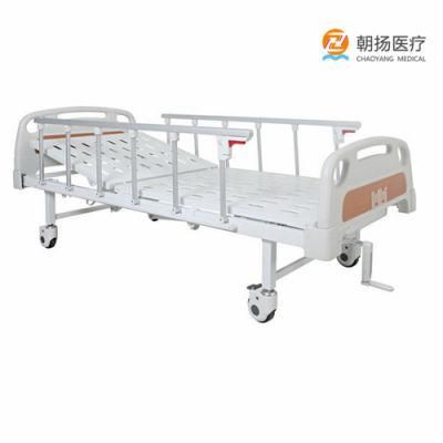 Hospital Bed Manufacture Cheap 1 Crank Manual Hospital Beds with mattress Price for Sale
