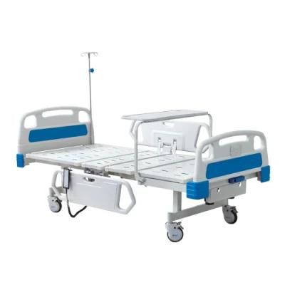 Two Function Electric and Manual 2 In1 Hospital Bed with Cranks