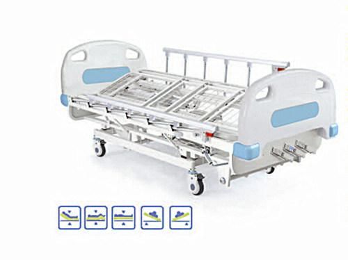 Manual Four Crank Rolling Medical Bed