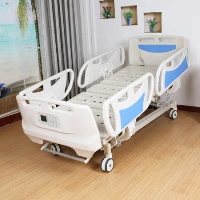 Hospital Equipment ICU Electric Five-Function Hospital Bed with Weighing Scale
