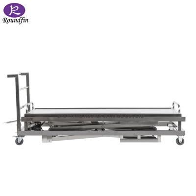 Roundfin Morgue Cart 304 Stainless Steel Mortuary Body Lifter