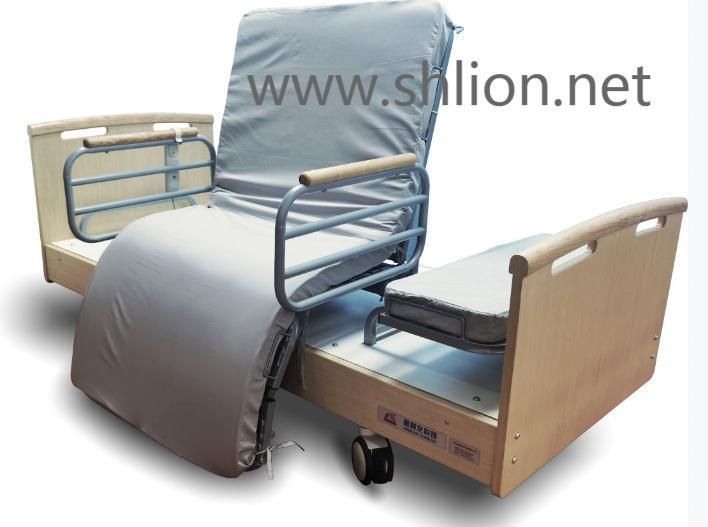 Wood Folding Smart Homecare Multi Function Electric Mobility Hospital Medical Nursing Bed