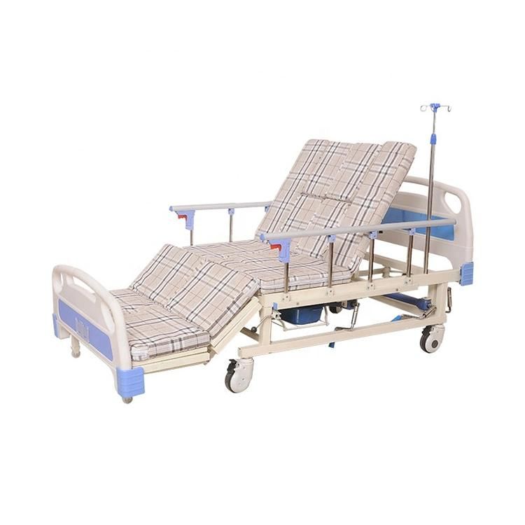 Multi-Function Home Care Manual Medical Nursing Bed for Paralysis Patient
