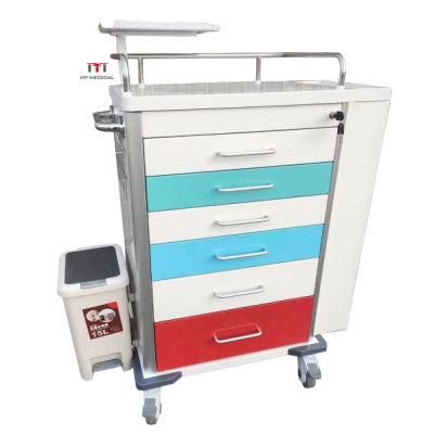 Top Quality ABS Medical Emergency Trolley for Sale