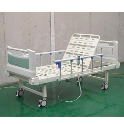 Two 2 Functions Electric Folding ICU Medical Hospital Patient Nursing Bed