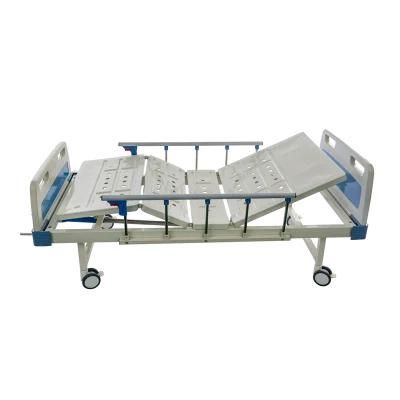 2020 New Medical Equipment 2 Cranks Manual Hospital Bed Series