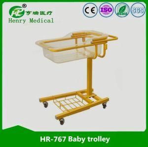 Hr-767 Baby Cart/Hospital Baby Trolley/Newborn Baby Trolley