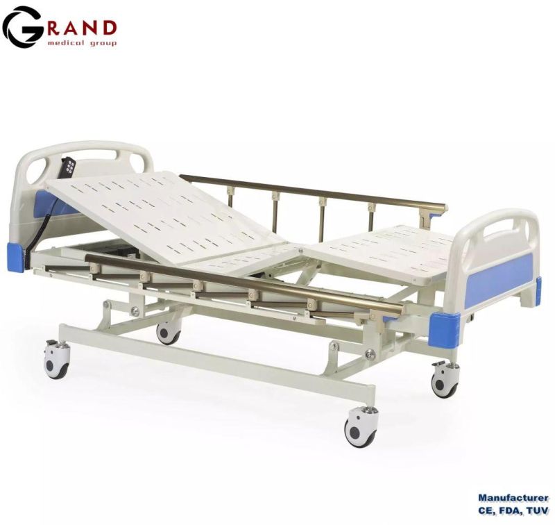 Hospital Furniture Manufacture Medical Three Function Electric Nursing Patient Bed