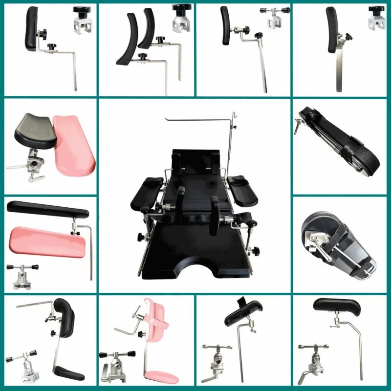 New Style Operating Bed Parts Delivery Bed Accessories Leg Rest Gynecology Leg Holder