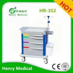 ABS Emergency Cart Trolley/Nursing Medical Trolley (HR-352)