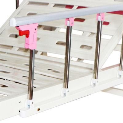 Pink ABS One-Crank Hospital Bed