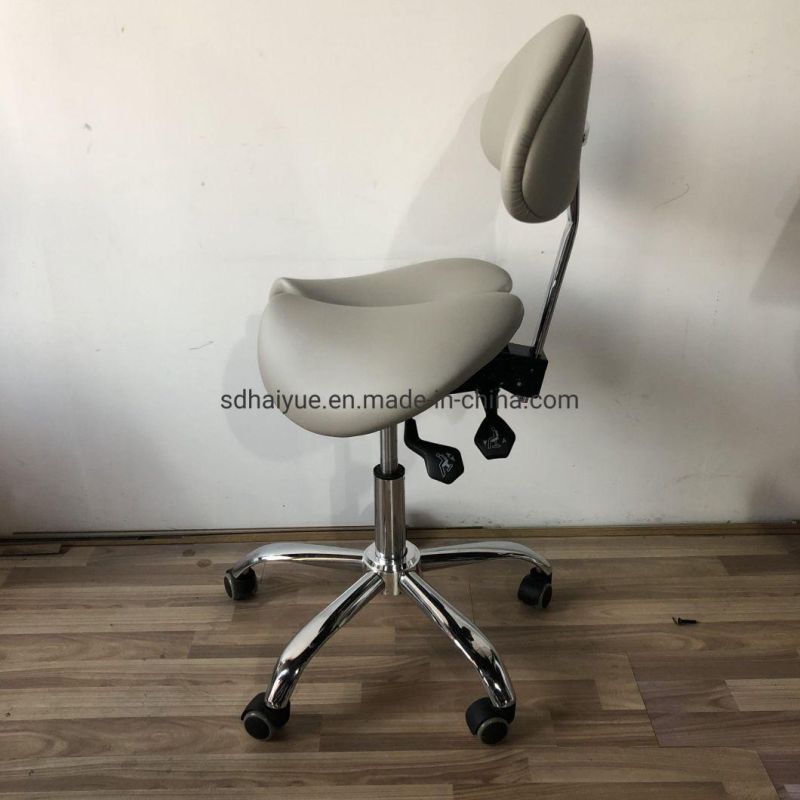 New and Hot Sell Split Saddle Stool Dental Assistant Medical Chair