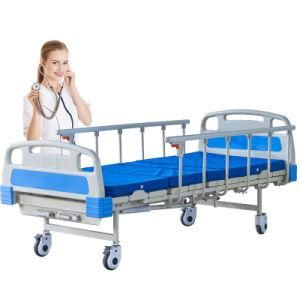 Adjustable ICU Hospital Bed with Mattress Cover China Manufacturer