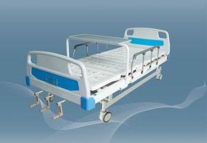 Manual ABS Medical Equipment Hospital Nursing Three Cranks Bed
