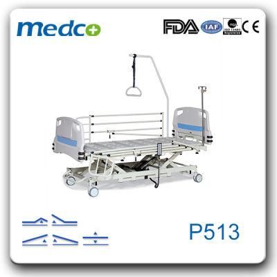 5 Functions Electric Hospital Bed with Lifting Pole