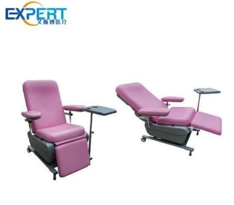 Infusion Phlebotomy Donation Collection Mobile Electric Blood Donor Drawing Hemodialysis Dialysis Chair Hospital Furniture Cheap Blood Donation Dialysis Treatm