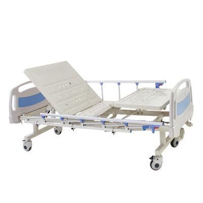 Durable Double Cranks Stainless Steel Medical Hospital Beds for Sale