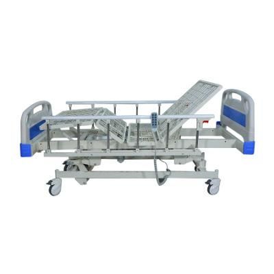 Luxury Electric Five Functions Folding ICU Medical Hospital Patient Nursing Bed