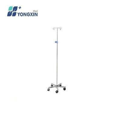 Sy-2 Hospital IV Stand with Stainless Steel Pole and Bottom Base