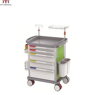 Chinese Manufacturer Hospital Equipment Hospital Crash Cart Medical Trolley Price