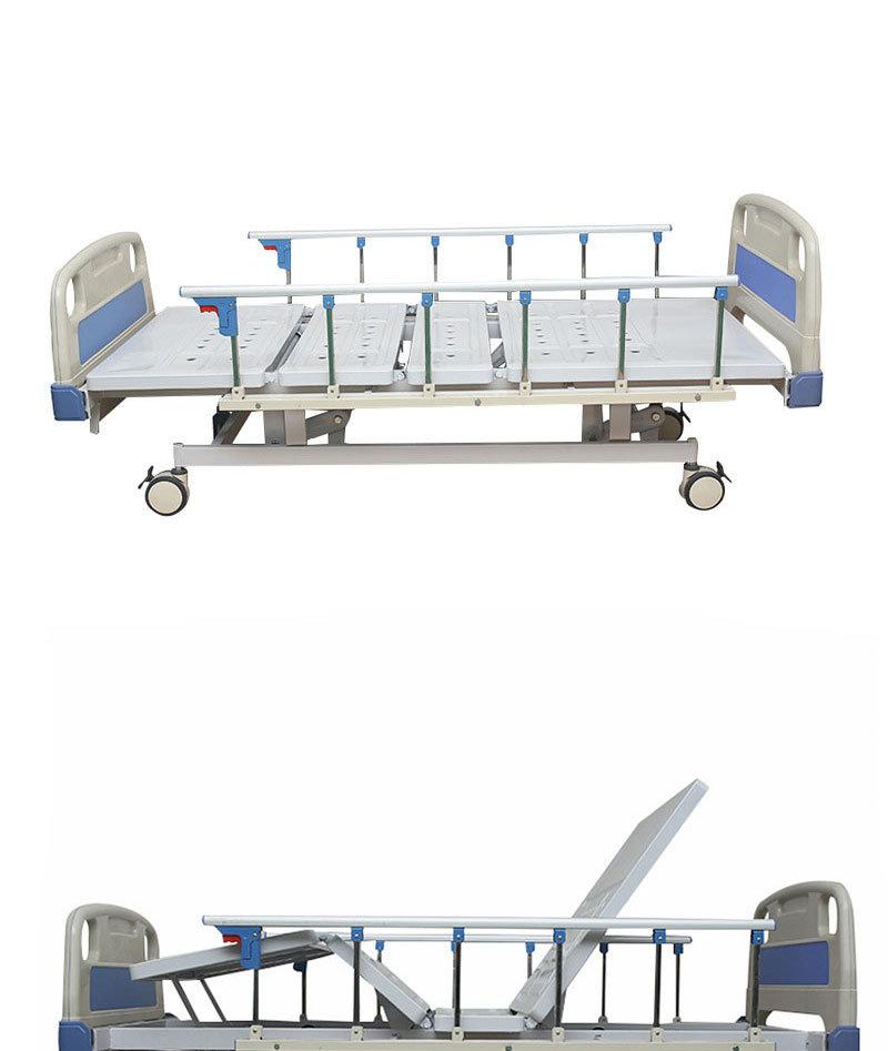 Factory Wholesale Manual ABS Three-Function Nursing Bed Elderly Patient Hospital Bed