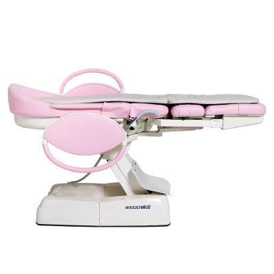 Wg-DC02 Pink Hospital Multi-Purpose Obstetric Bed Electric Labor and Delivery Beds