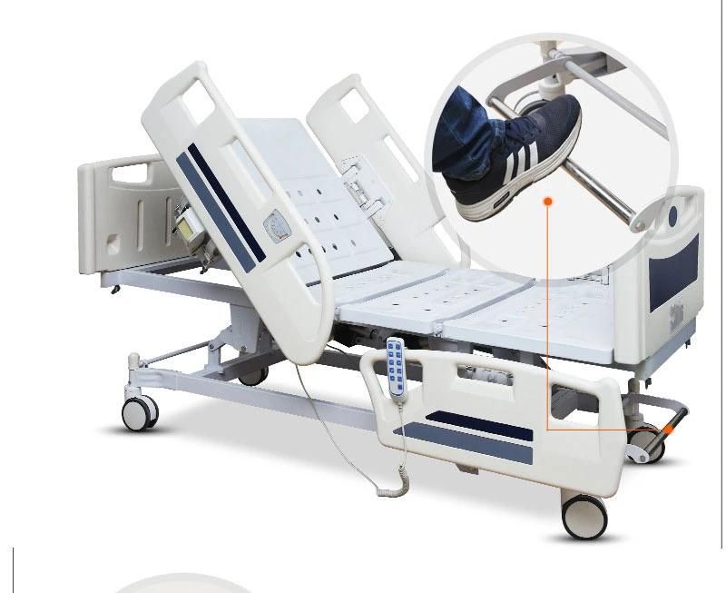 Multi-Function Luxury Electrical Care Bed with Safety Voltage Motor for Hospital