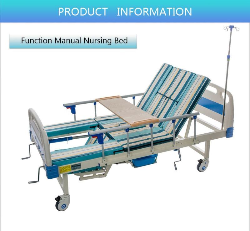 Hospital Furniture Manual Nursing Beds for Patient Sh-01