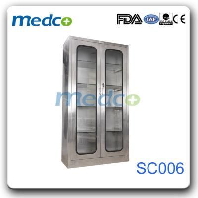 Hospital Furniture Stainless Steel Appliance Rubber Edge Cupboard